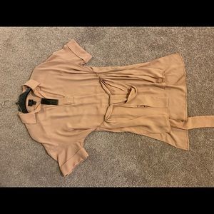 Tuscany Peach Blouse Dress